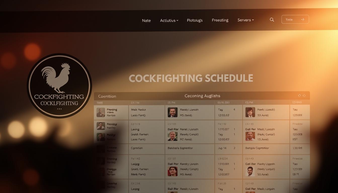 Website Sabung Ayam Online dengan Jadwal Pertandingan Terlengkap